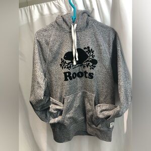 Roots Black and White Knit Sweater